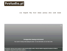 Tablet Screenshot of fvstudio.pl